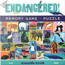 Puzzle y Memorice Animales Crocodile Creek 48 Piezas (+4 años)
