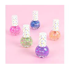 Set 5 esmaltes de uñas confetti