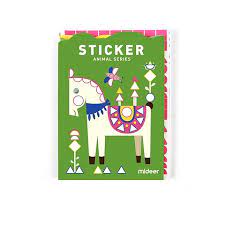 Stickers geométricos animales (Mideer)