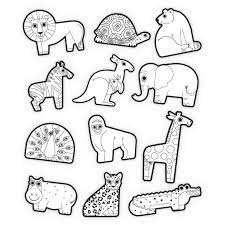 Stickers Animales para pintar