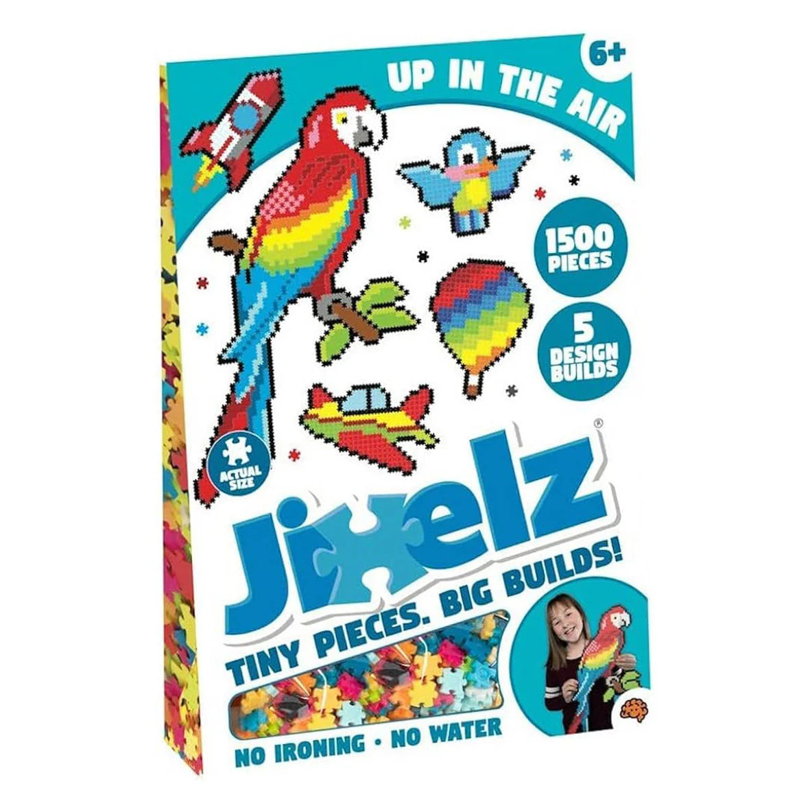 JIXELZ PUZZLE DE PIXELES 1500 PC SET, En el Aire