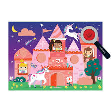 Puzzle 42 pcs Castillo de Unicornio con dibujos secretos