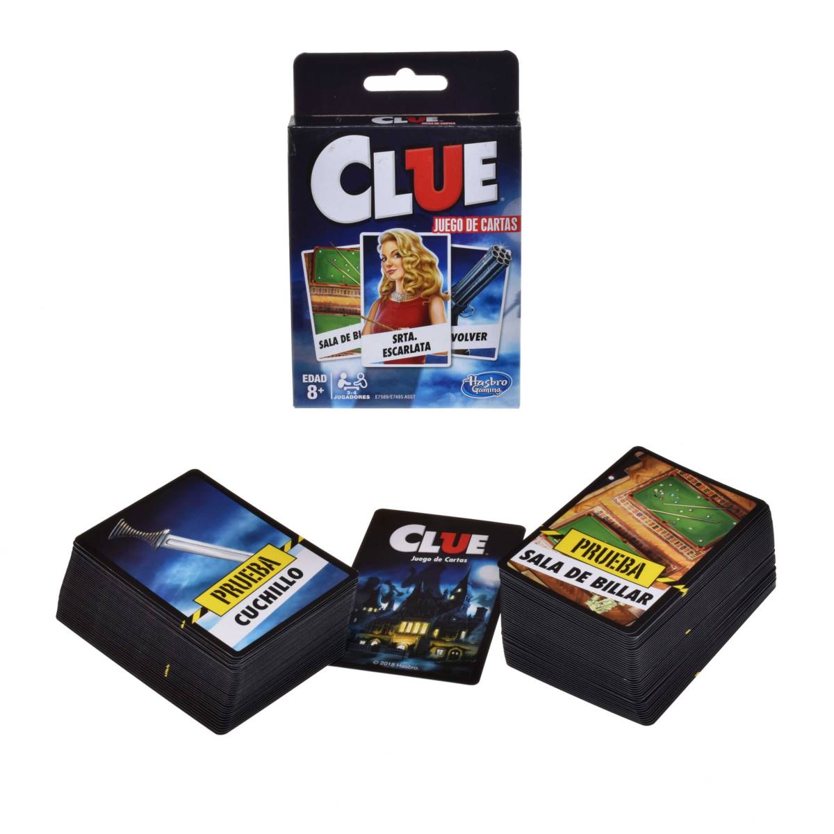 Juego de cartas clásicos: Clue