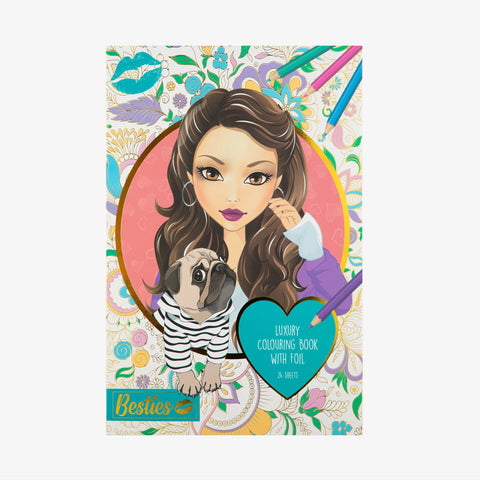 Libro para pintar de lujo