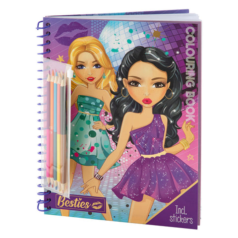 Libro para pintar con stickers