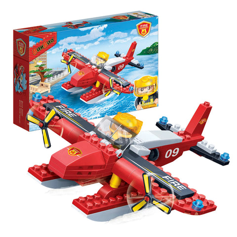 Set de Bloques de Construcción Avión de Bomberos 125 piezas