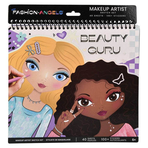 Cuaderno diseño makeup artist sketch set