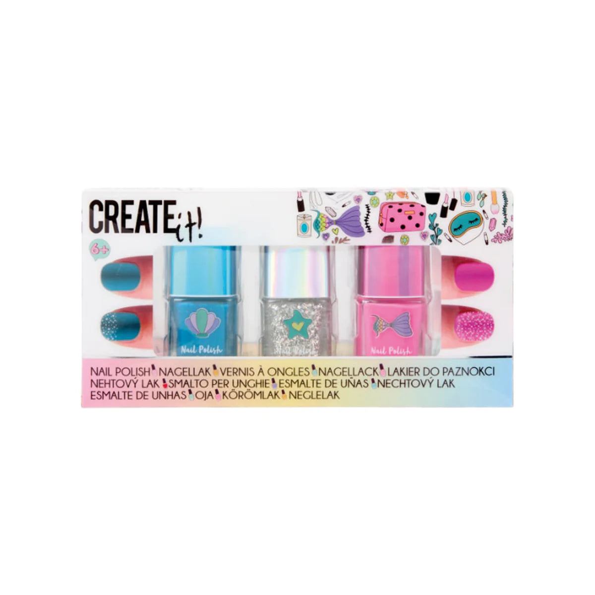 Set Esmalte de Uñas Colores y Brillos