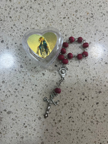 Denario caja corazón