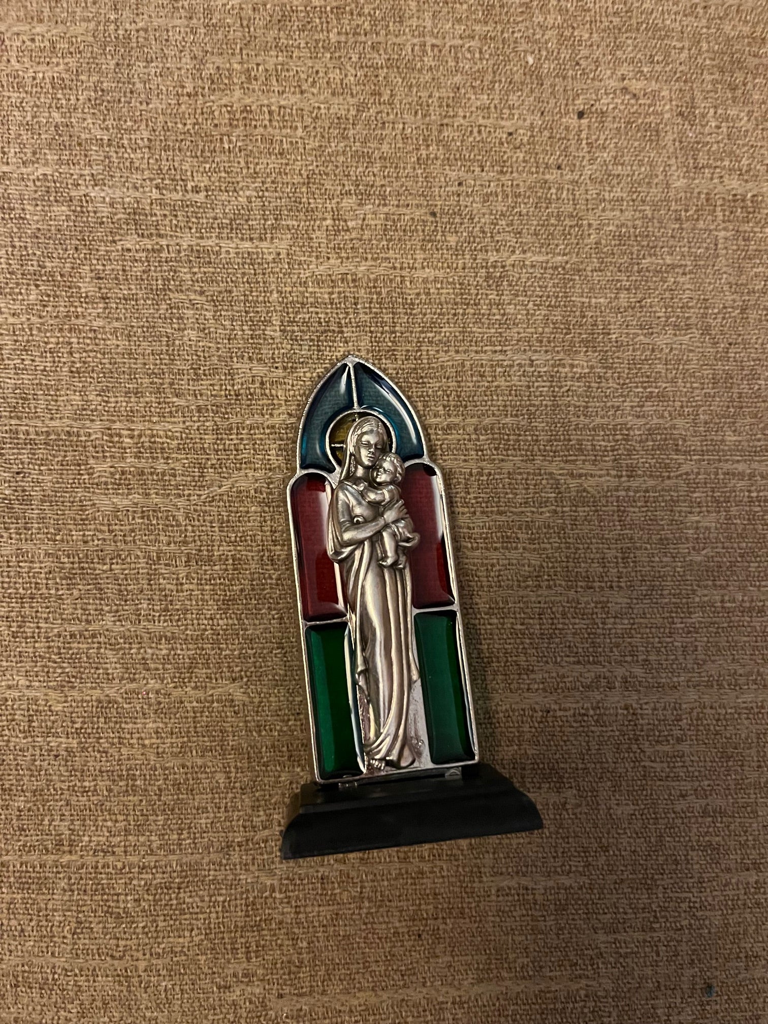 Vitral pequeño virgen