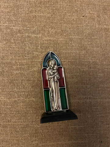 Vitral pequeño virgen