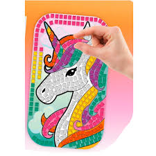 Arte de Mosaico Unicornios