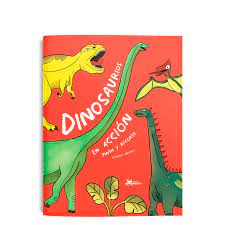 Libro para pintar Dinosaurios en Acción (Amanuta)