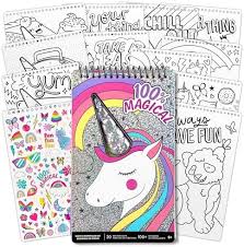 Cuaderno para Colorear Unicornio (Fashion Angels)