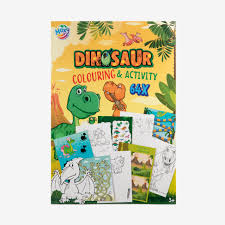 Libro de Pintar y Actividades Dinosaurio