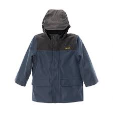 Chaqueta impermeable Roda azul/negro