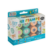 Juego de Timbres Celeste 12 Piezas
