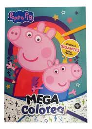 Libro Mega Colorea Peppa Pig