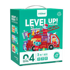 Puzzle Level Up 4 Vehículos