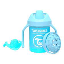 Vaso Mini Cup 230 ml +4 meses azul pastel (Twistshake)