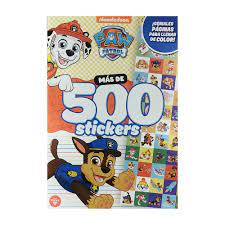 Libro actividades 500 stickers Paw Patrol