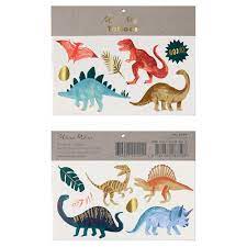 Tatuajes grandes - Reino de los Dinosaurios (Meri Meri)