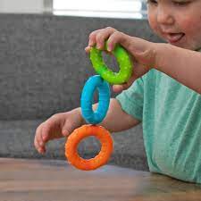 Silly Rings, anillos con texturas e imanes (Fatbrain Toys)