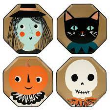 Platos Halloween vintage (Meri Meri)