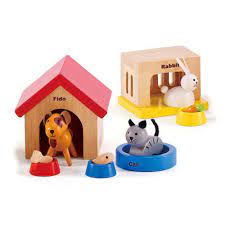 Set mascotas de madera (Hape)