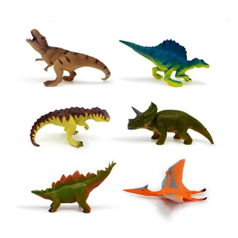 Set figuras animales prehistóricos 6 pcs modelo A