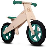 Bicicleta clásica de madera color verde (Roda)