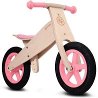 Bicicleta clásica de madera color rosado (Roda)