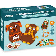Puzzle Educacional Magnético Animales