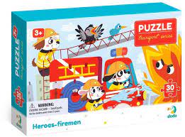 Puzzle Héroes Bomberos (30 pcs)