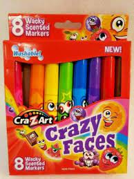 Marcadores Crazy Face con aroma 8 Und (Cra-z-art)